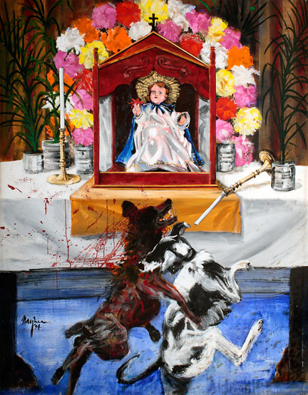 The Empty Church, 1994 | Acrylic on Canvas | 94 x 71 in.