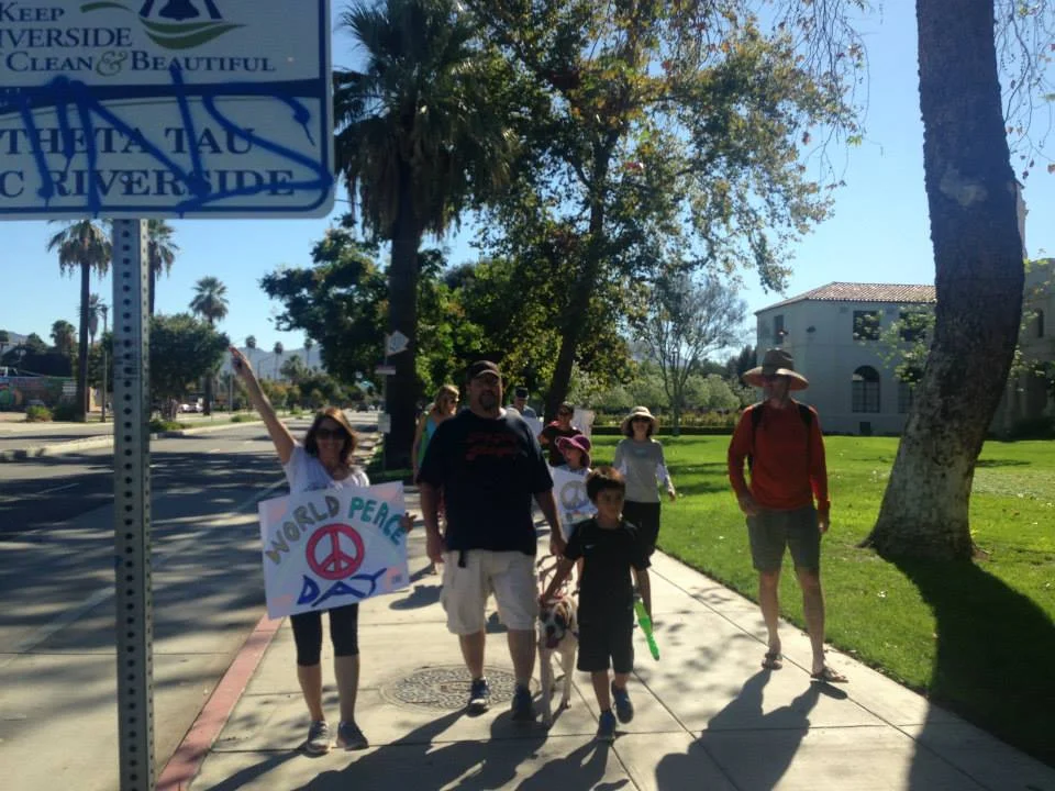 The article in UCR's Highlander about Peace Walk 