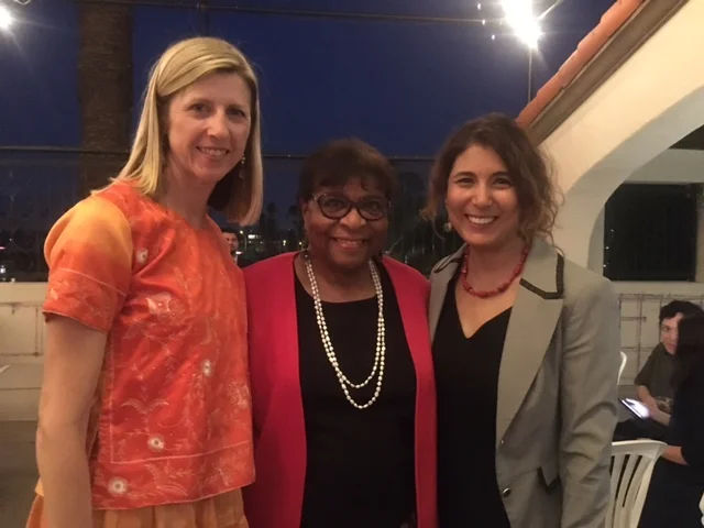 Sherry mackay and Dr. nielsen with Dr. Yolanda moses of UCR