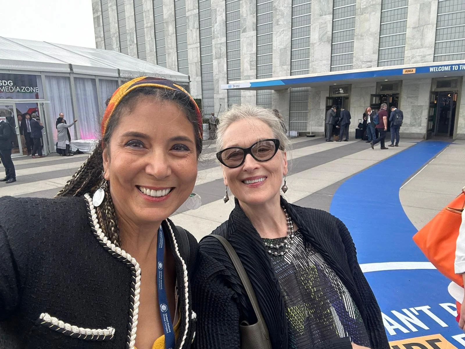 Meeting Meryl Streep at the UN's Global Compact