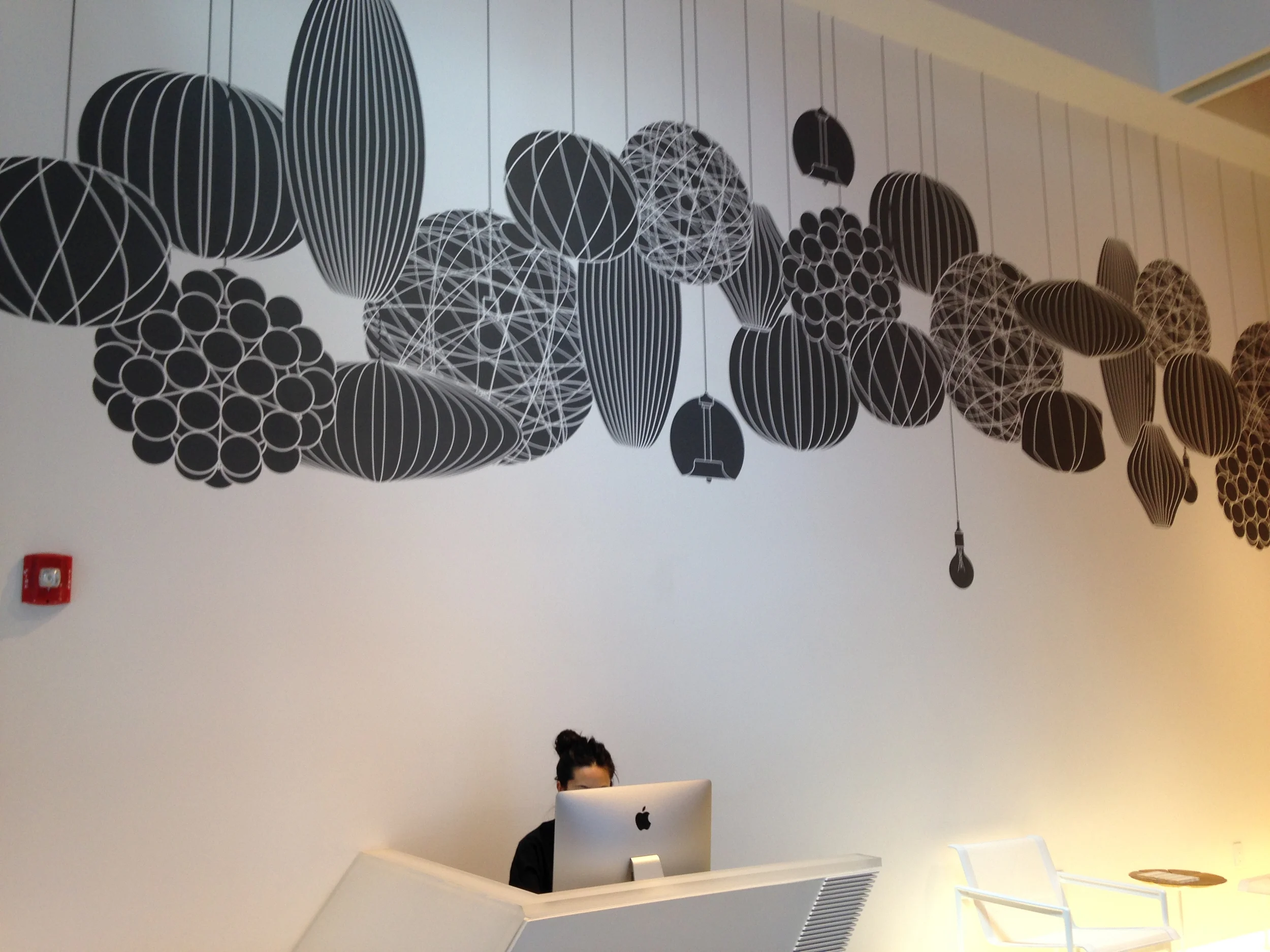 57th St., NYC - printed wallpaper - 2014