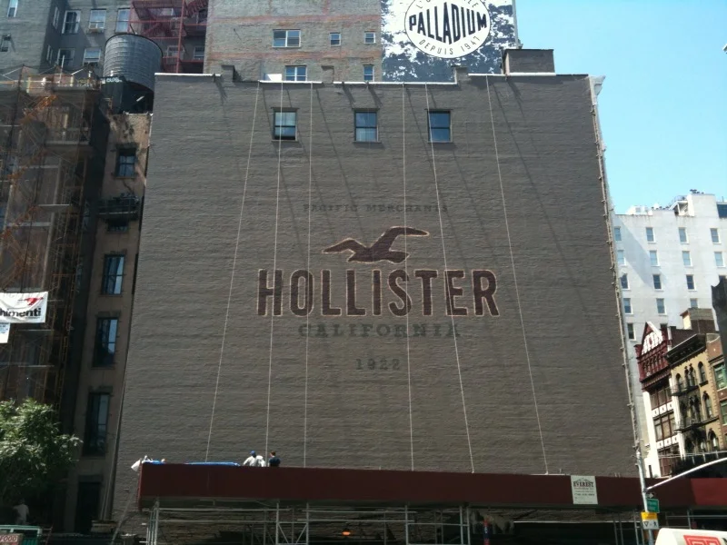 SOHO Flagship - New York City - hand painted mural