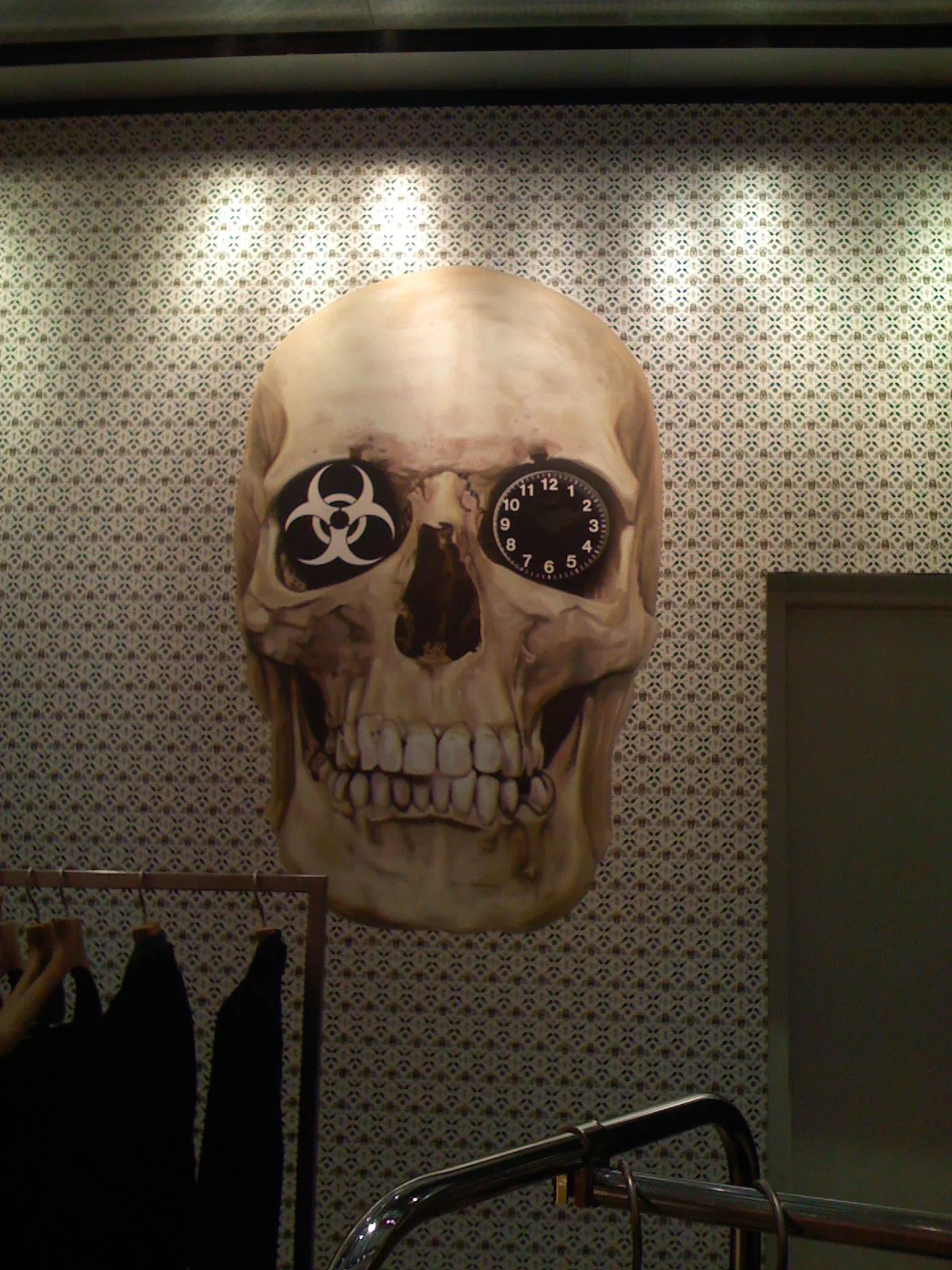 2007 - SKULL - printed graphic film die cut + applied