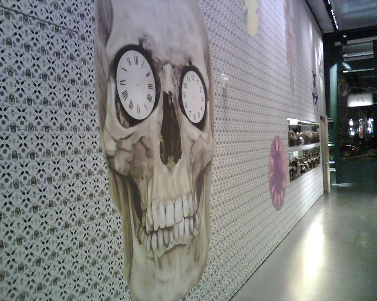 2007 - SKULL - printed graphic film die cut + applied