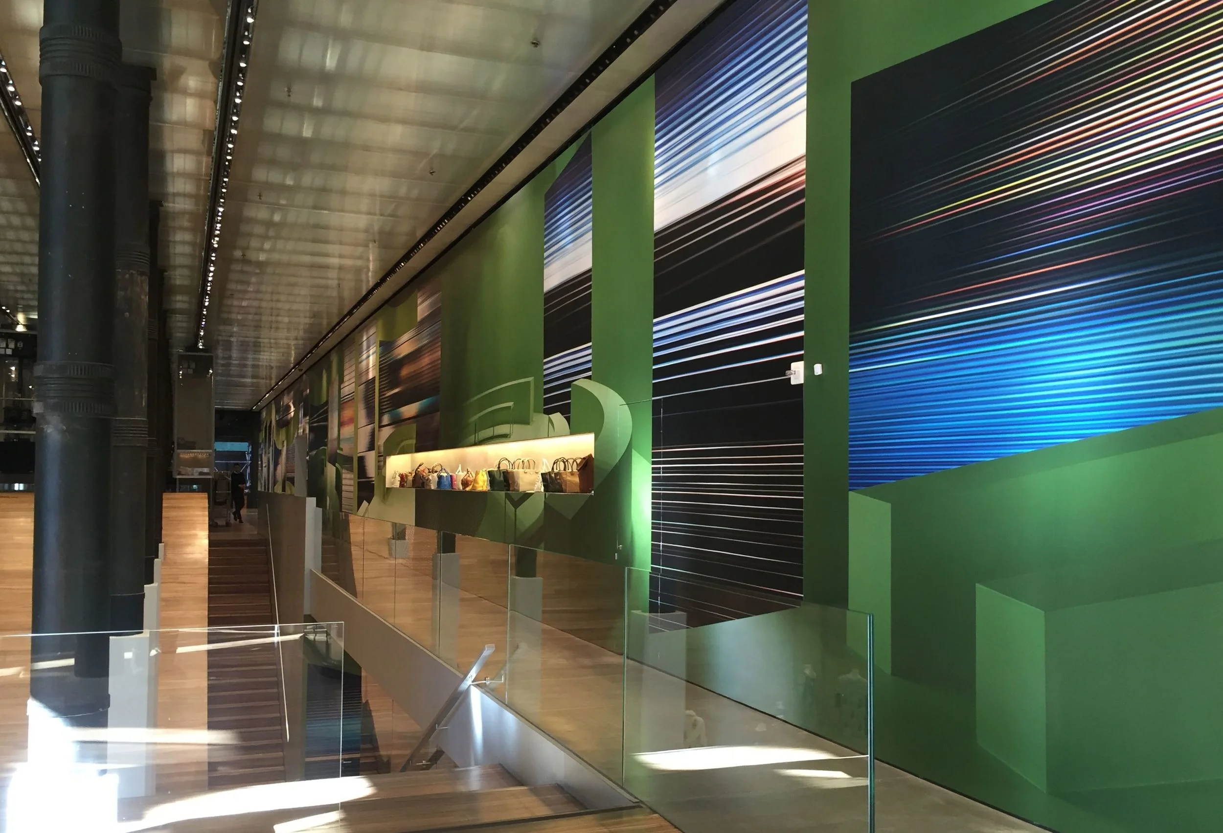 2015 - HYPERSPEED - printed wallpaper + intervention