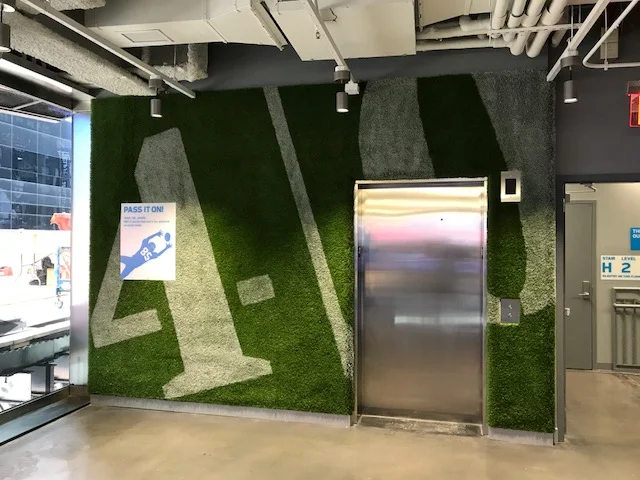 NFLX - graphic turf installation 