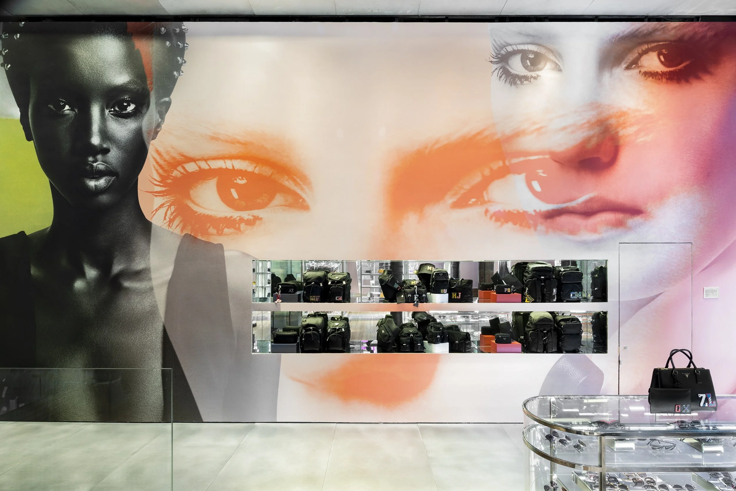 2019 - intersections - printed wallpaper