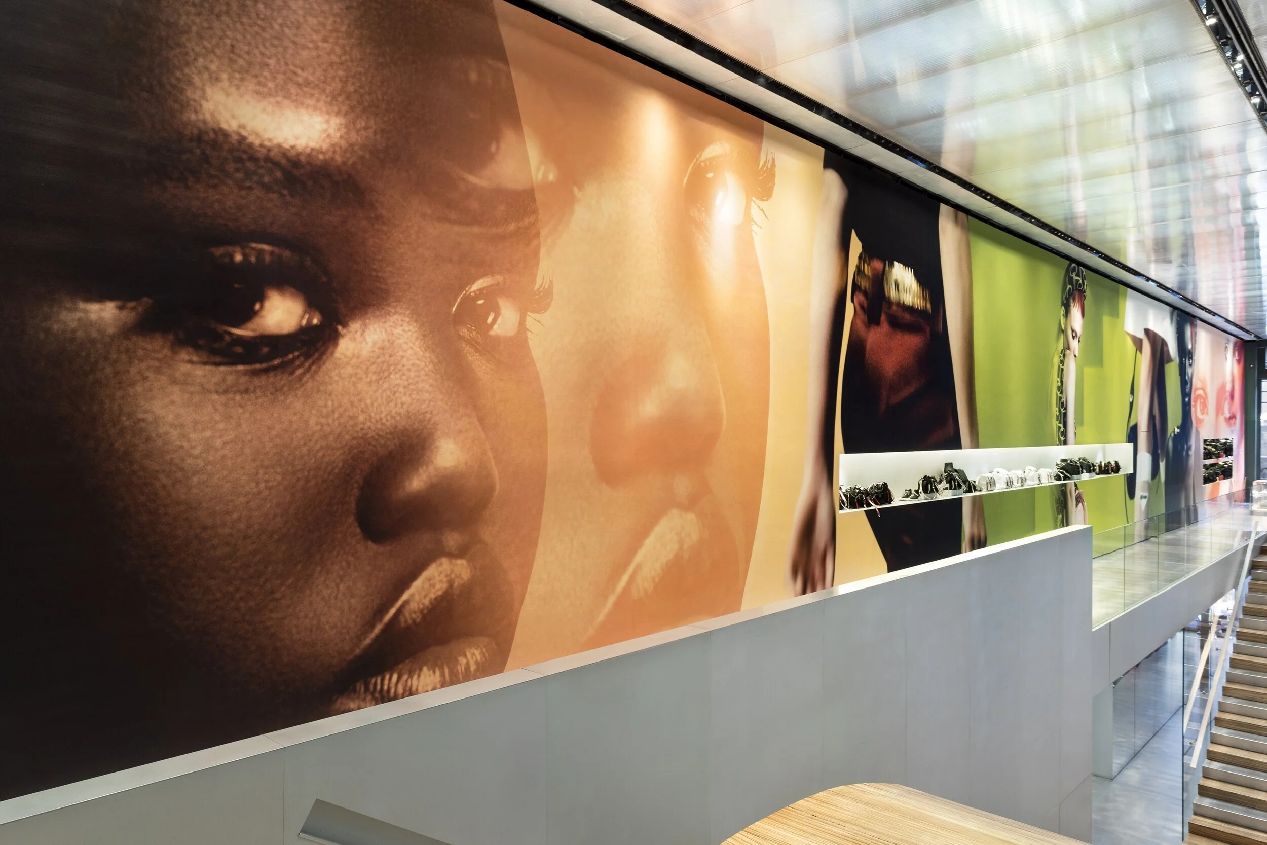 2019 - intersections - printed wallpaper