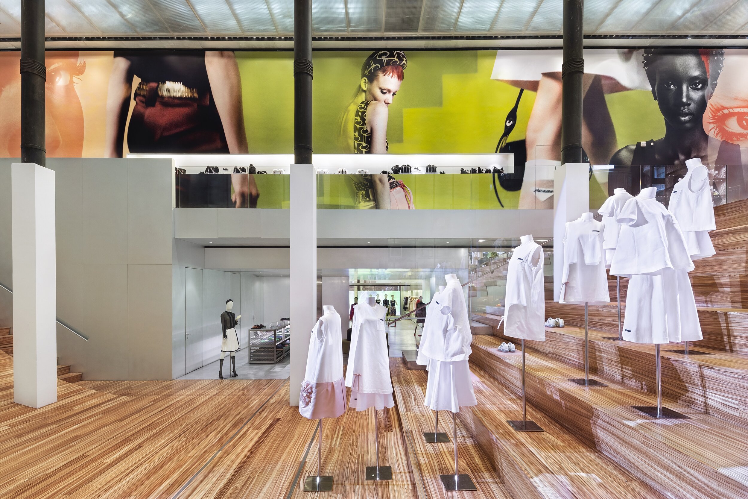 2019 - intersections - printed wallpaper