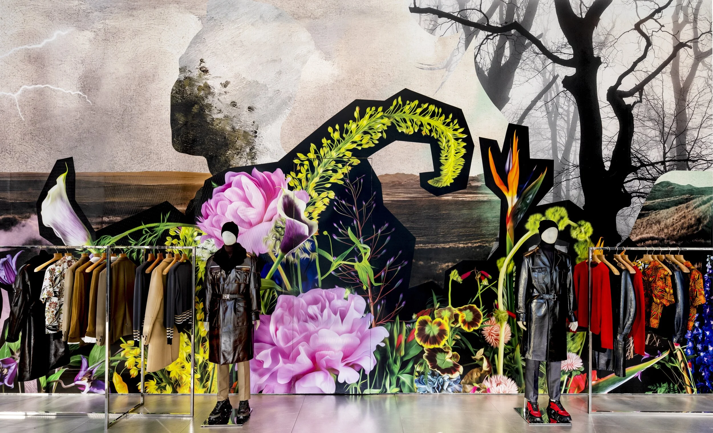 2019 - florification - printed wallpaper