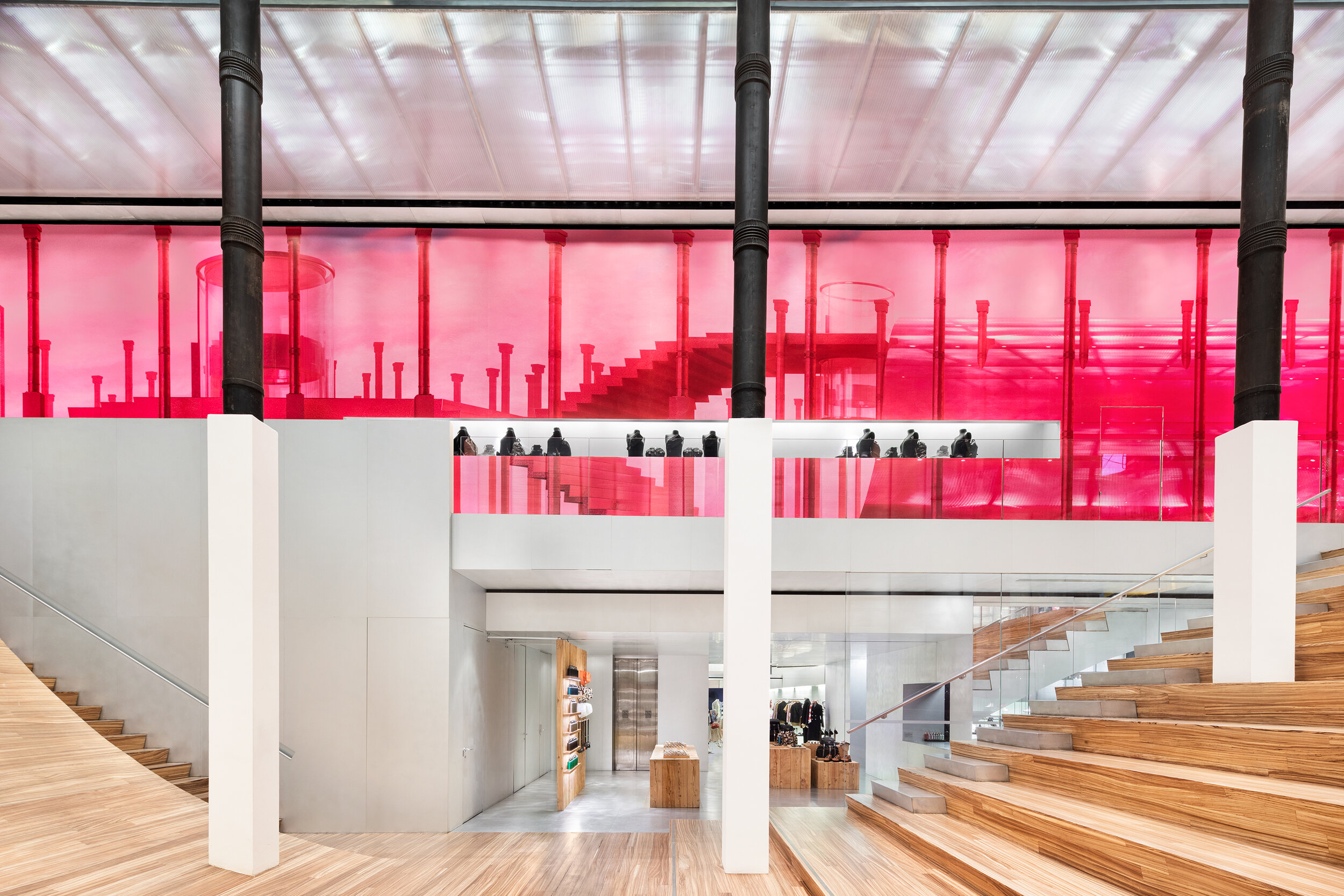 2019 - color space - printed wallpaper