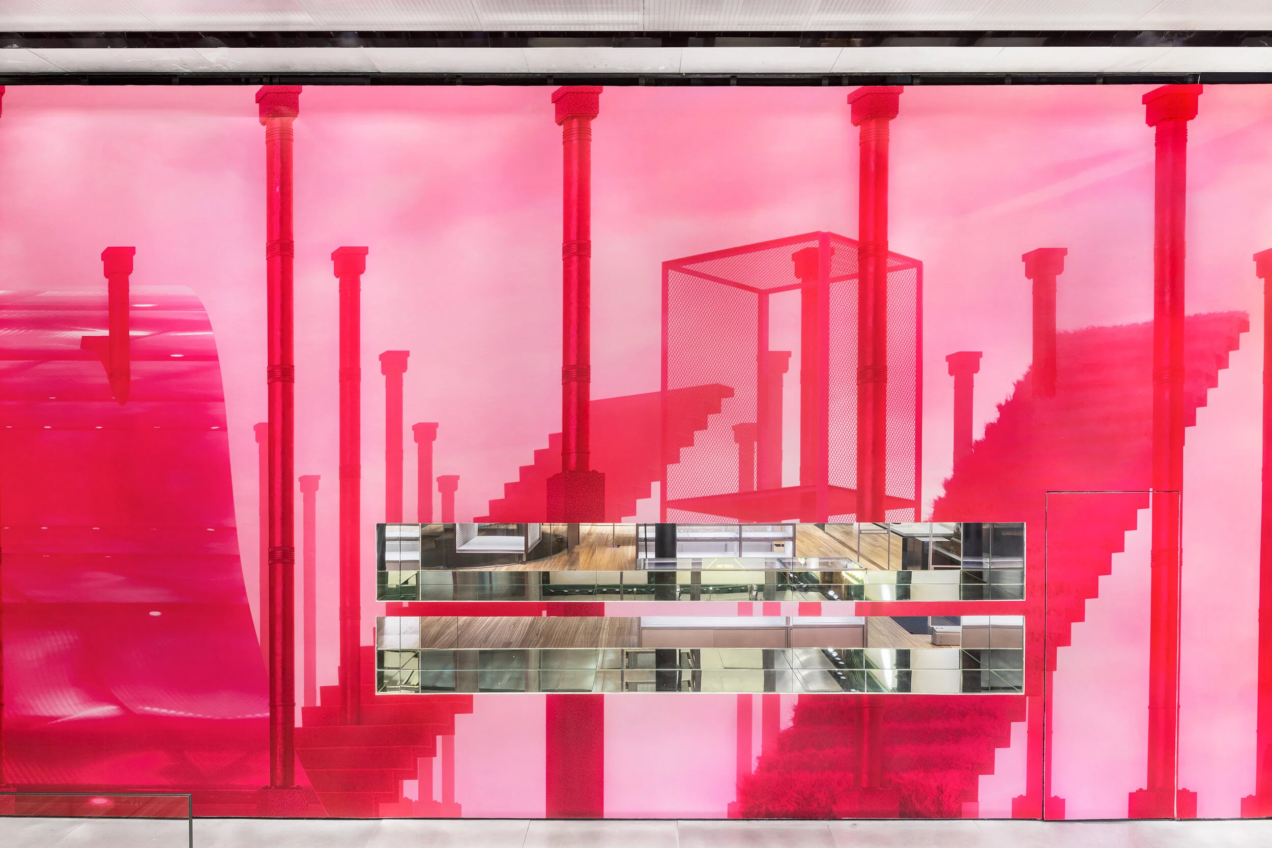 2019 - color space - printed wallpaper