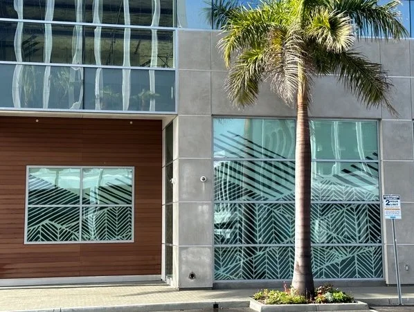 Laguna Beach, CA - Digitally printed window film mural - 01