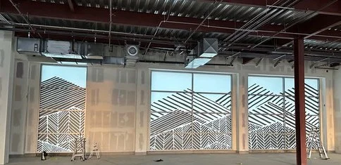 laguna beach, ca - digitally printed window film mural - 02 interior