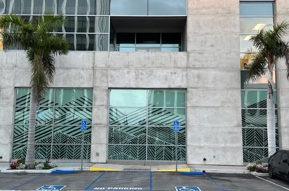 laguna beach, CA - digitally printed window film mural - 02