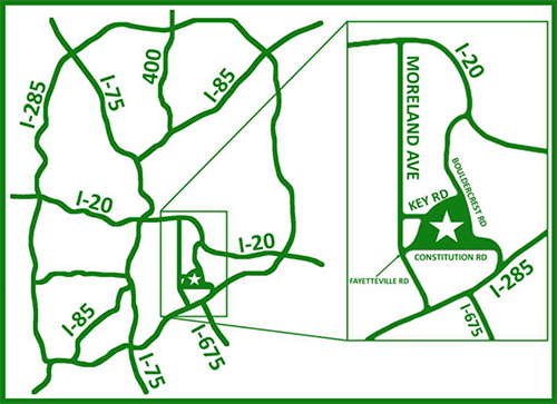 Prison Farm Location Map