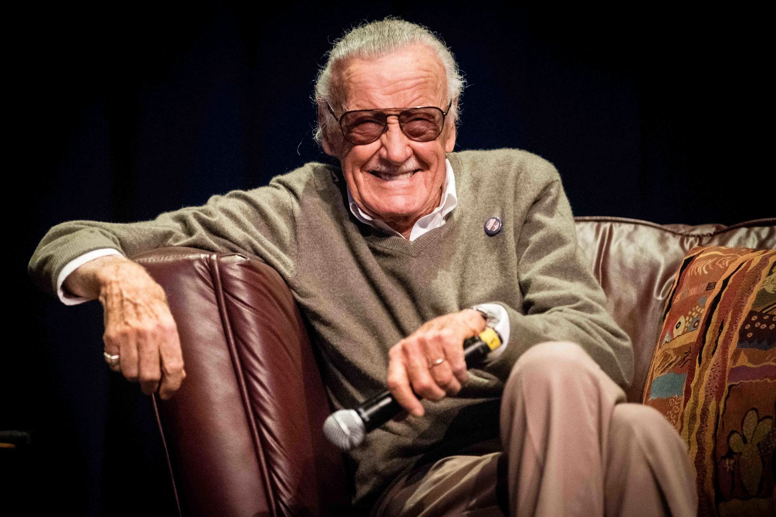 Marvel legend Stan Lee speaks to California State University, Long Beach students during the Associated Students, Inc. event An Evening with Stan Lee on Monday, Nov. 16, 2015 at the Carpenter Performing Arts Center in Long Beach, Calif. (Michael Ares/ Daily 49er)