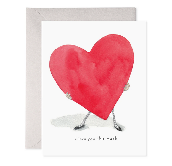 I Love You This Much Carte De Voeux E Frances Boucle Papier