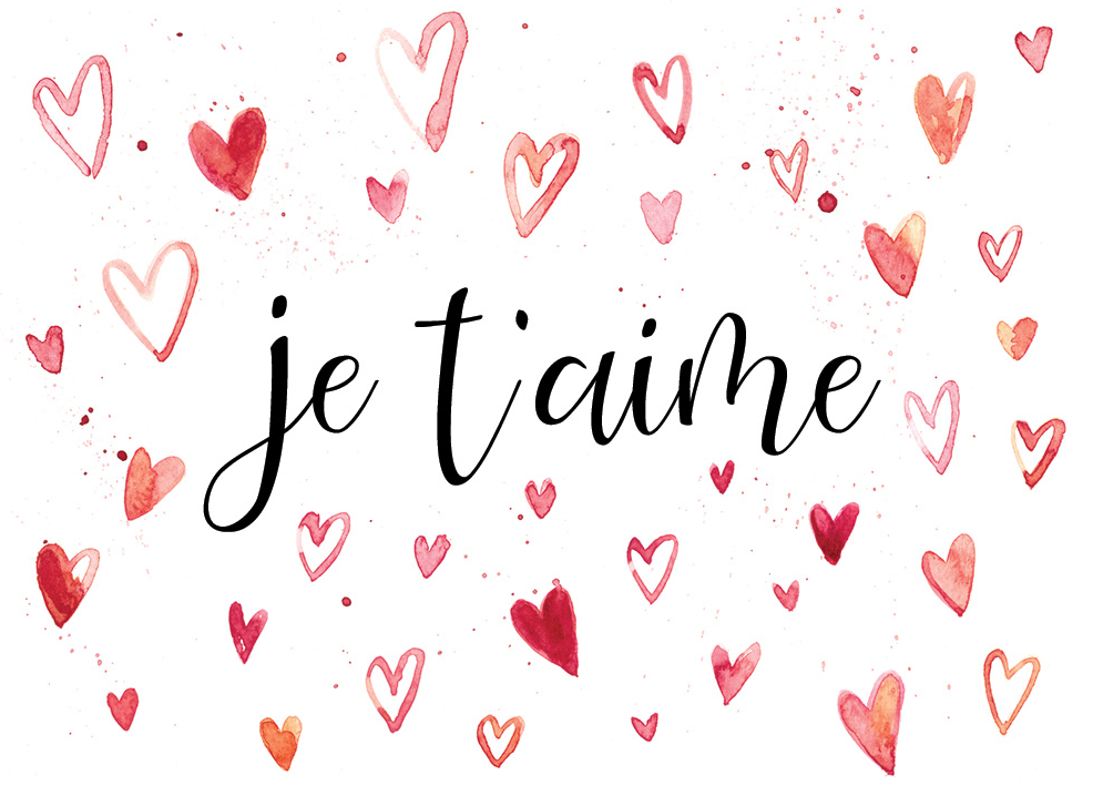Je T Aime Carte De Voeux Stephanie Reniere Boucle Papier