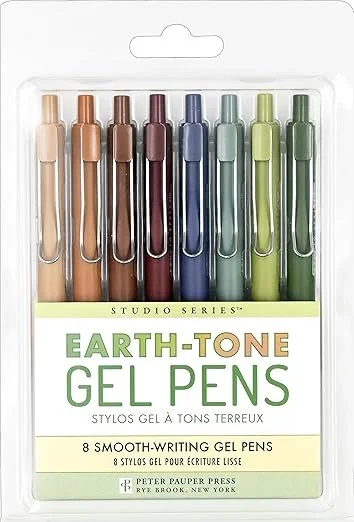Studio Series - Earth-tone Gel Pens (8)