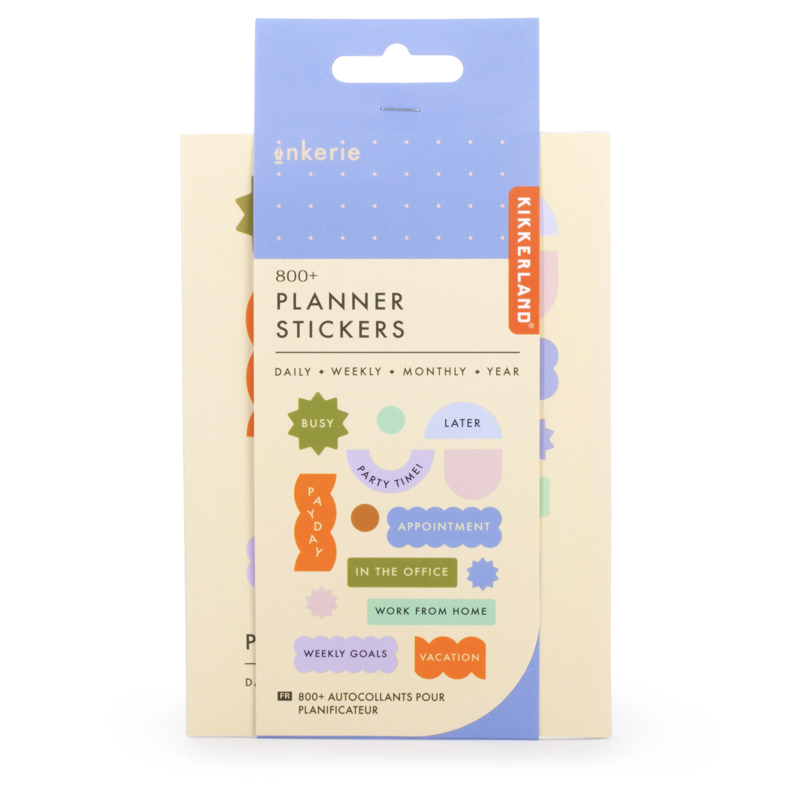 Kikkerland - Inkerie - Autocollants pour planificateur
