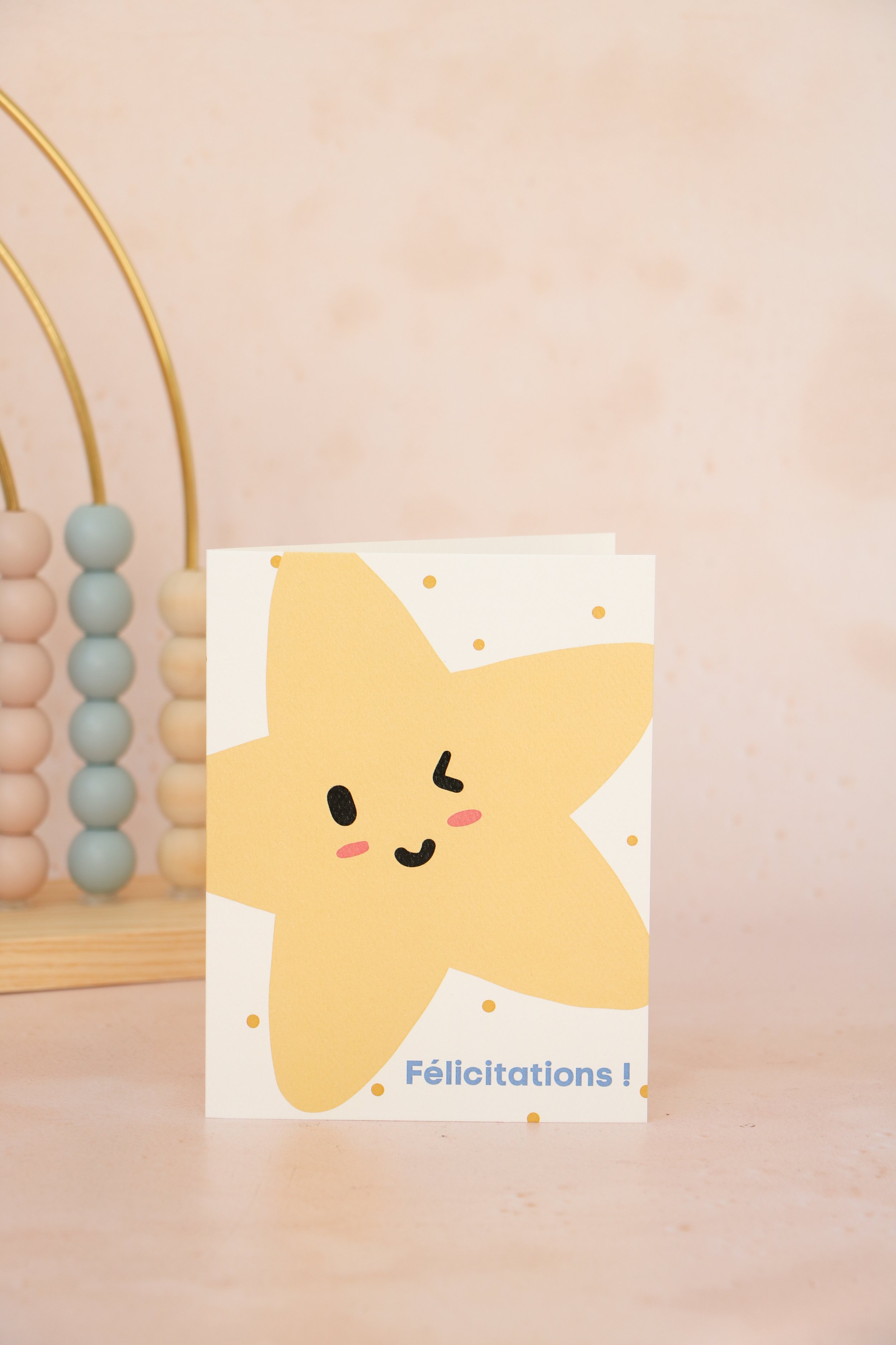 Boucle & Papier - Carte de voeux - Félicitations étoile