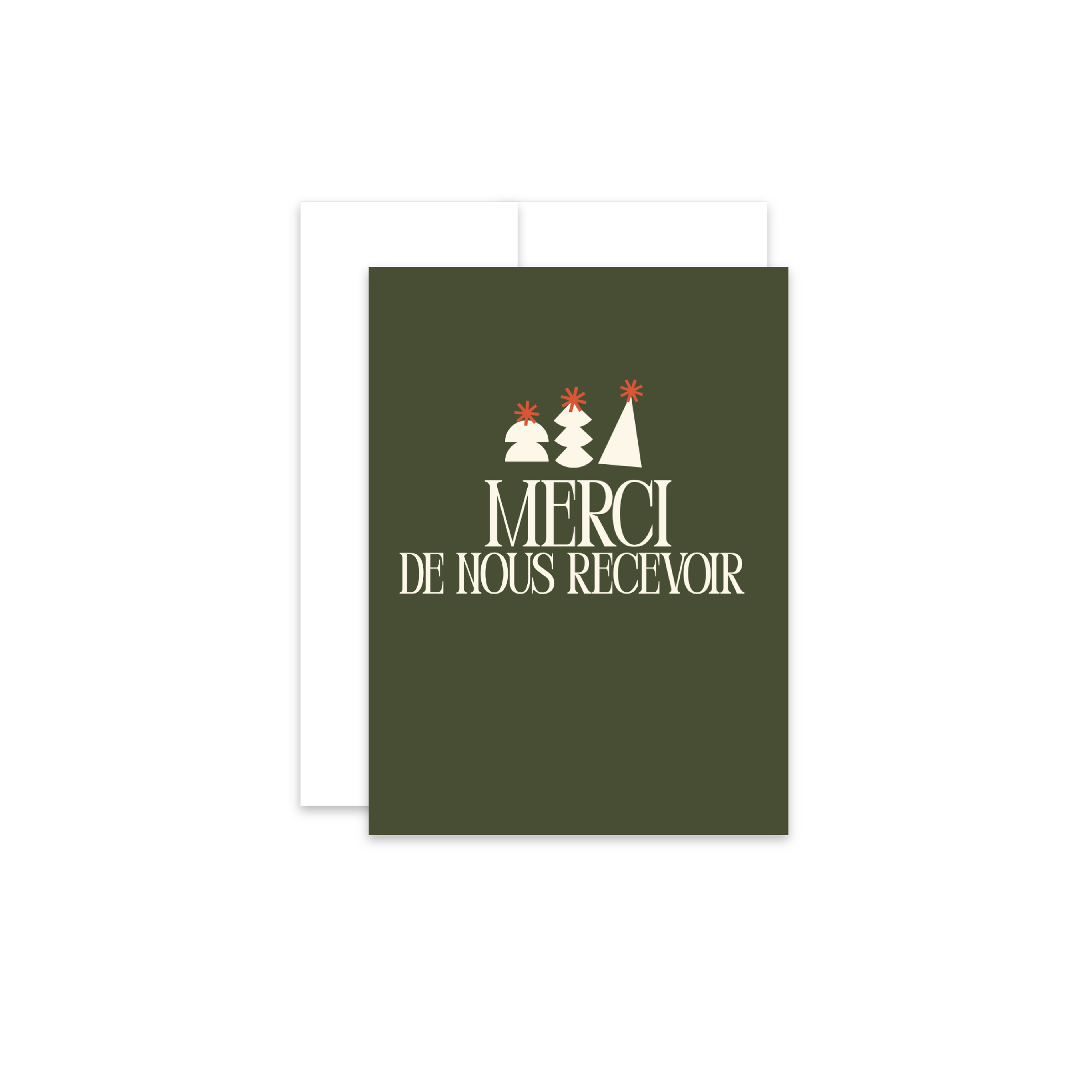Boucle & Papier - Carte de voeux - Merci de nous recevoir