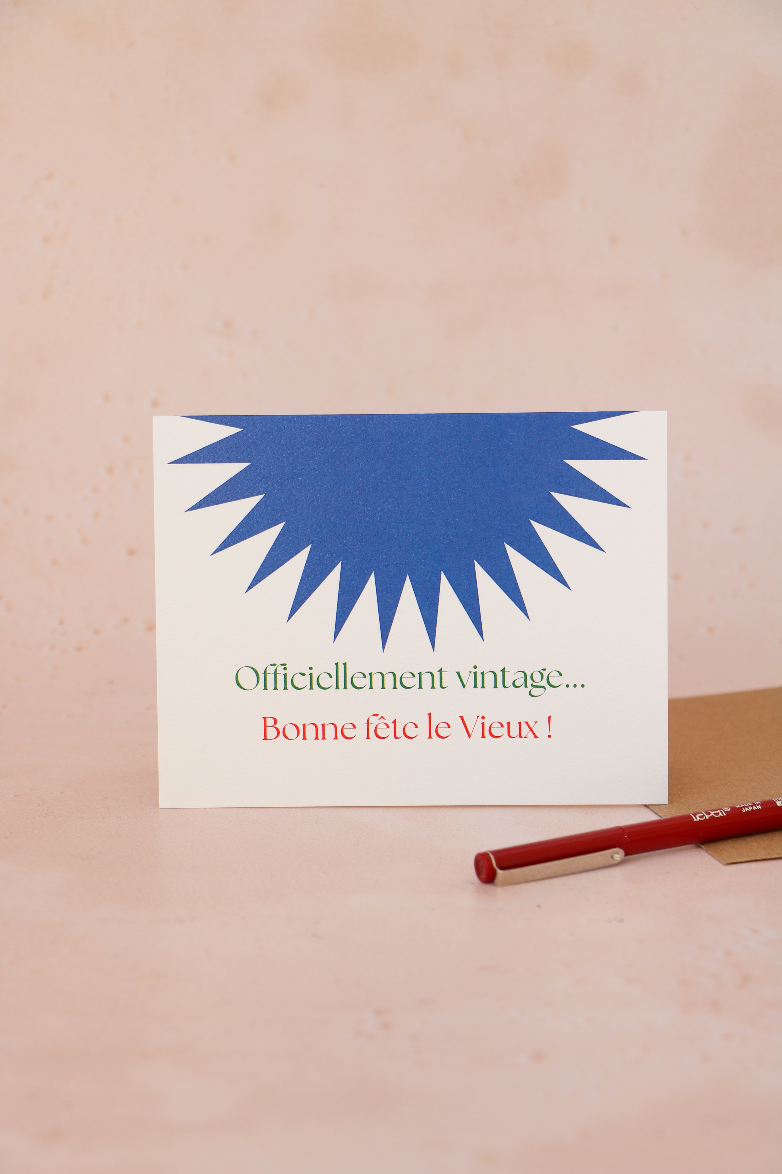 Boucle & Papier - Carte de voeux - Vintage