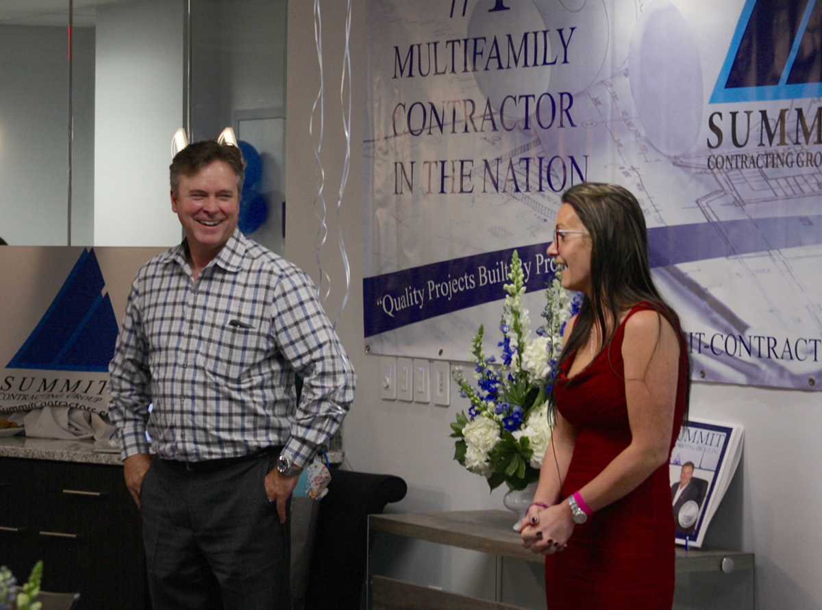Staff Surprises Padgett on 10th Anniversary