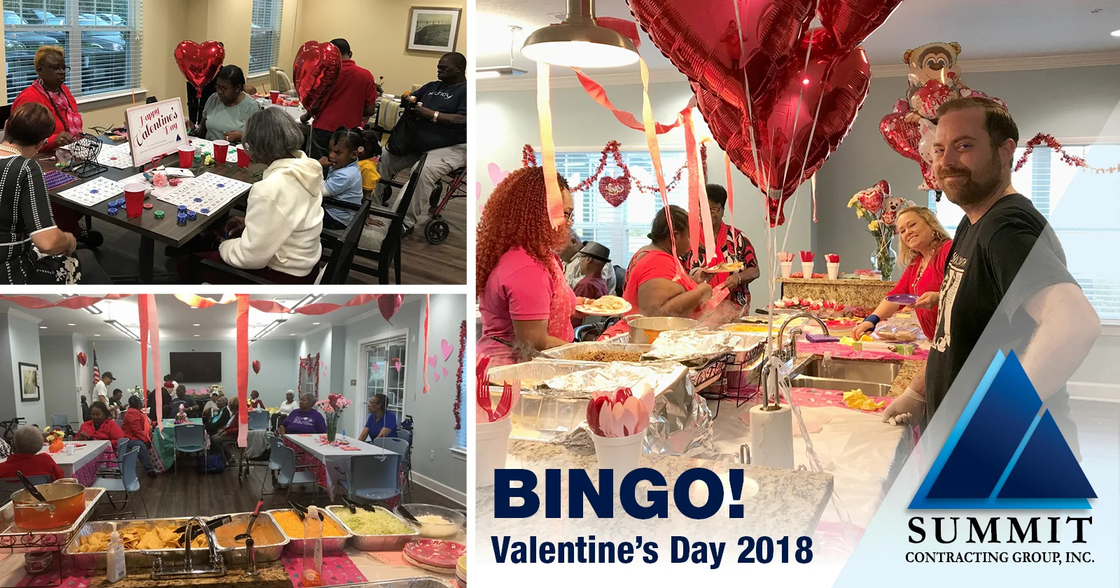 #SummitGivesBack on Valentine's Day with Bingo and Taco Night!
