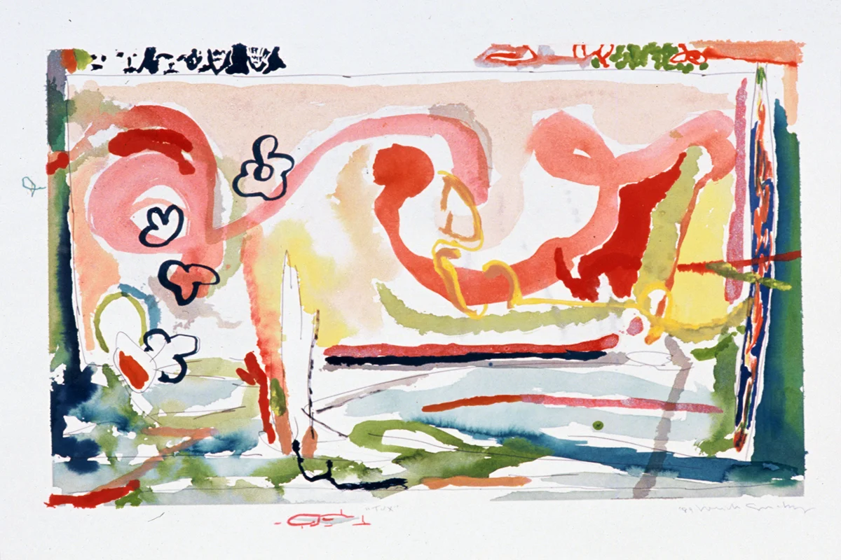 TUX Mixed Media on Paper 22 x 30 inches (58 x 76 cm) 
