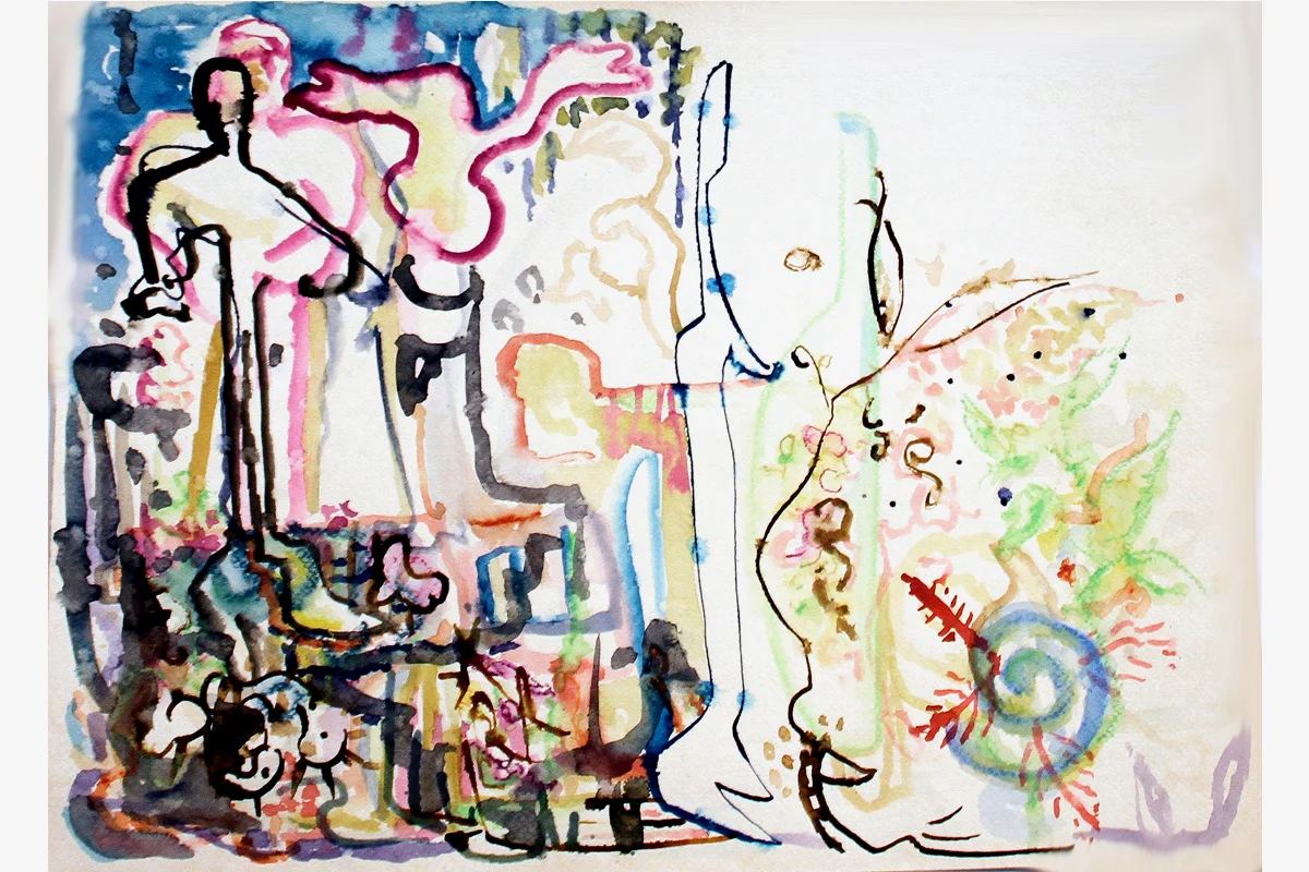 23RD STREET Mixed Media on Paper 18 x 24 inches (46 x 61 cm)