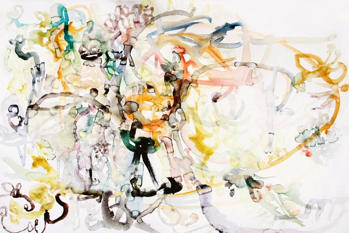 TRIBUTE Watercolor on Paper 29.5 x 41 inches ( 75 x 104 cm)