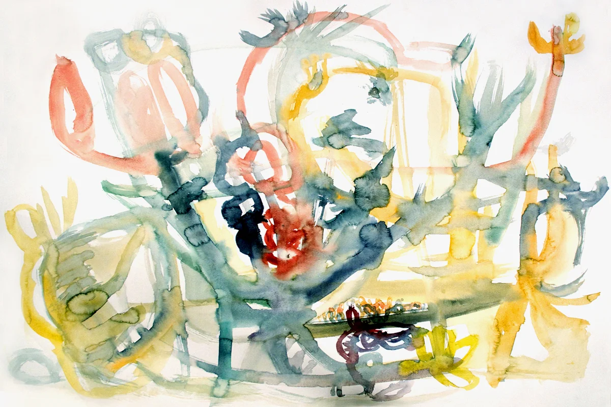 SAND DUNE Watercolor on Paper 29.5 x 41 inches ( 75 x 104 cm)