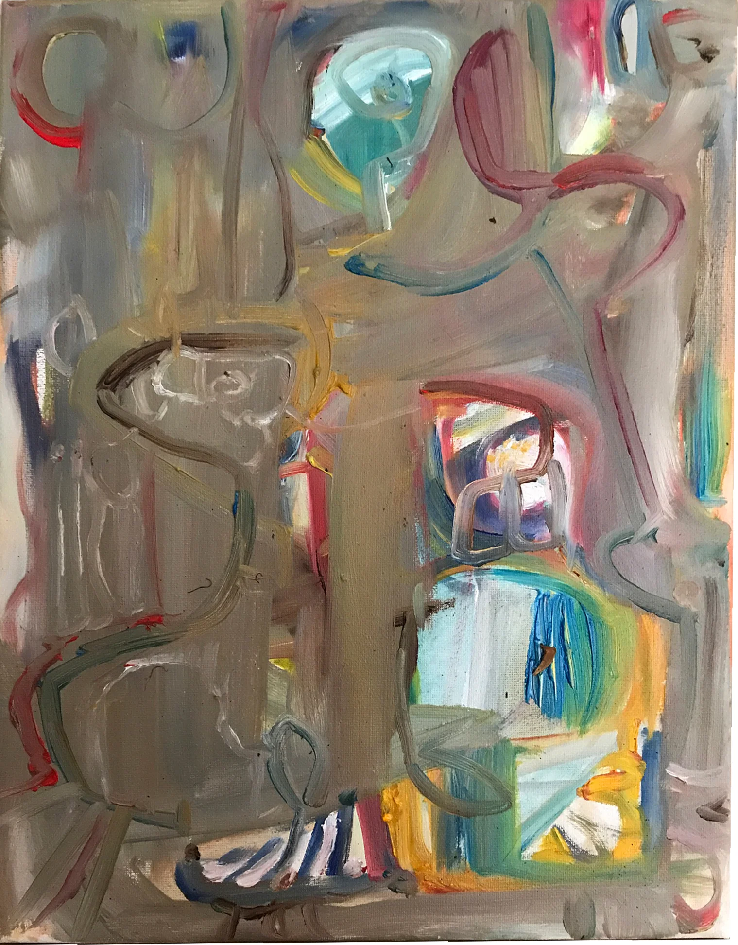 TRANSIT Oil on Canvas 20 x 14 inches (51 x 36 cm)