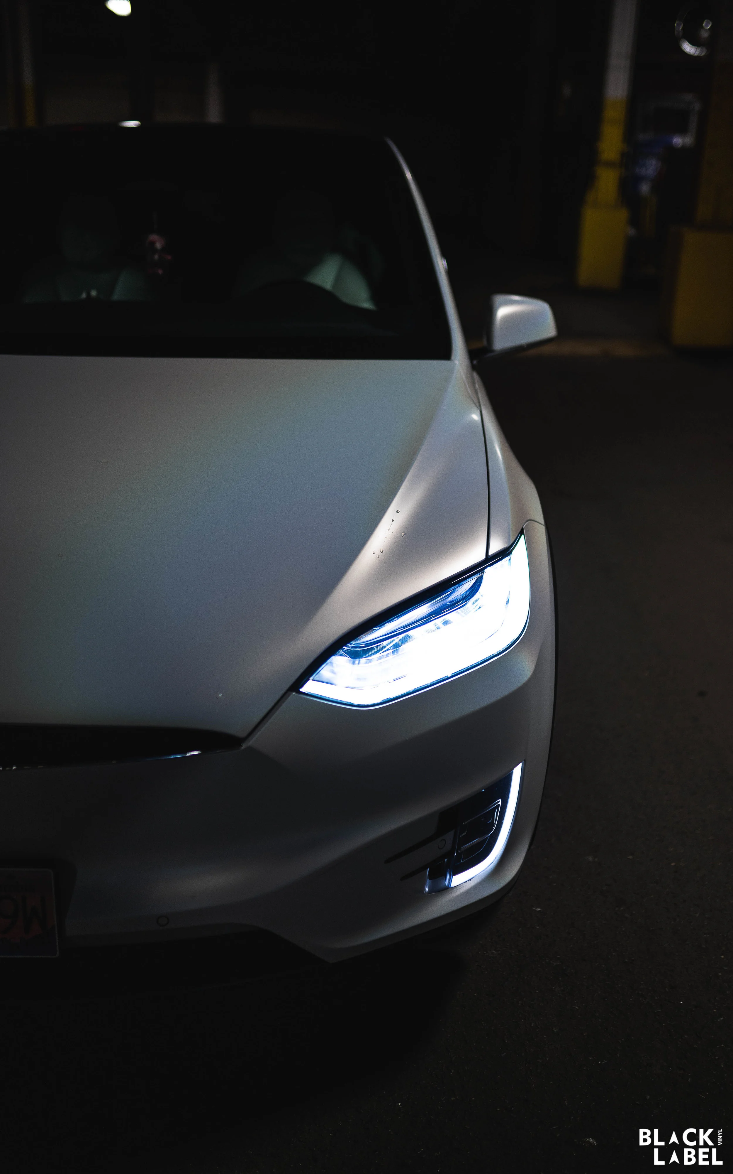 Tesla Model X Exterior Color Change in Satin Ghost Flip (Copy)