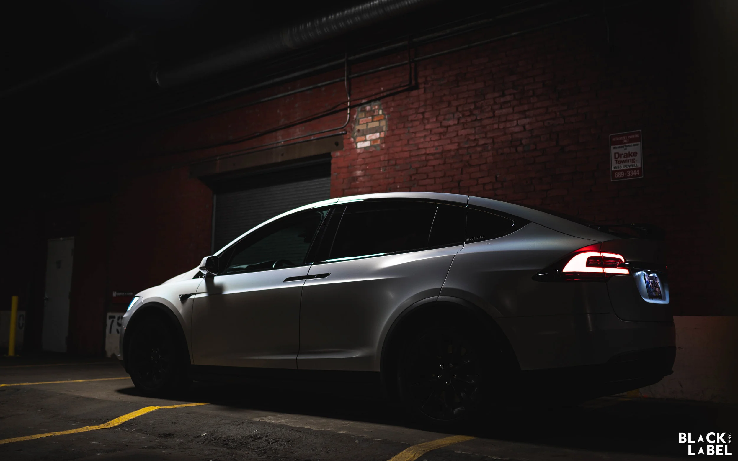 Tesla Model X Exterior Color Change in Satin Ghost Flip (Copy)