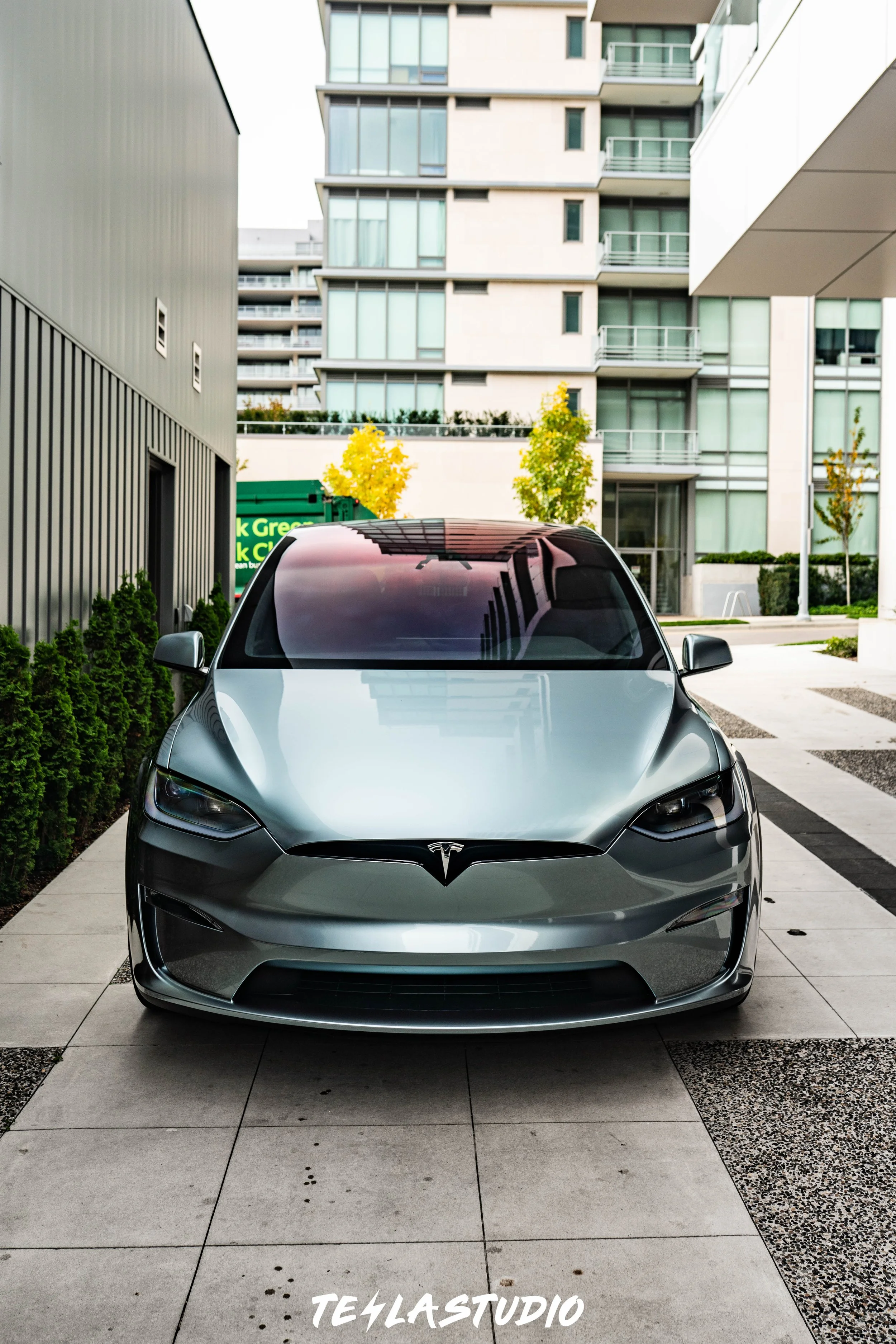 Tesla Model X Colour change in Somato Blue colour ppf