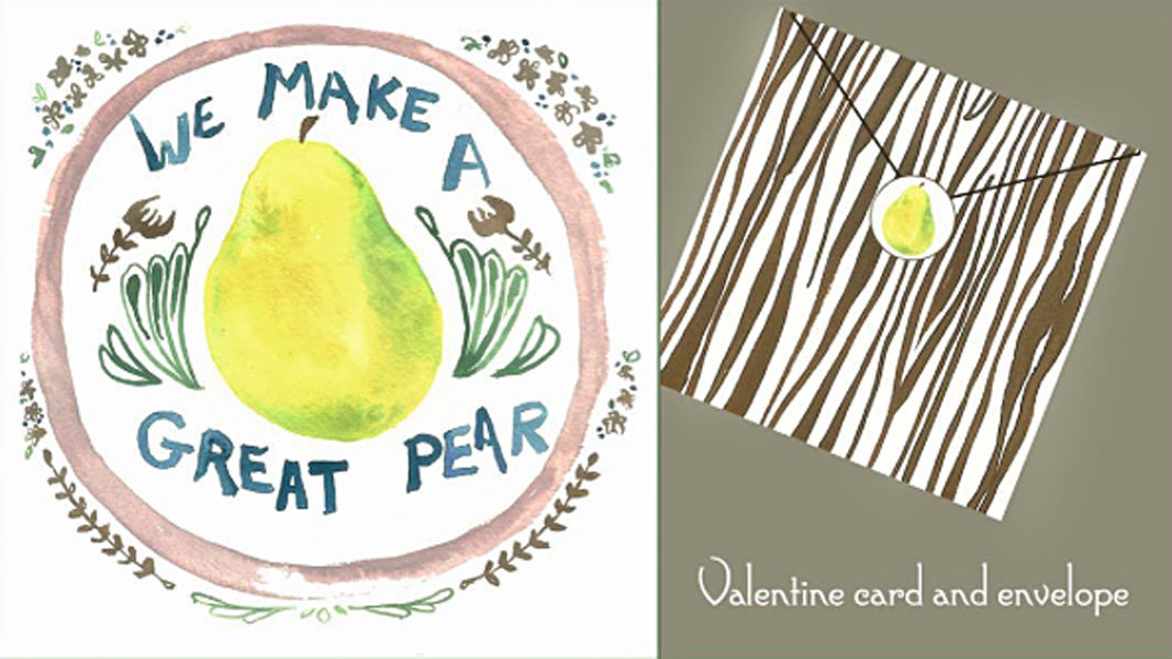 "We Make A Great Pear" Greeting Card