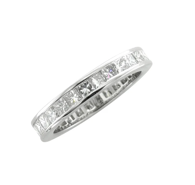 Channel Set Princess Cut Band