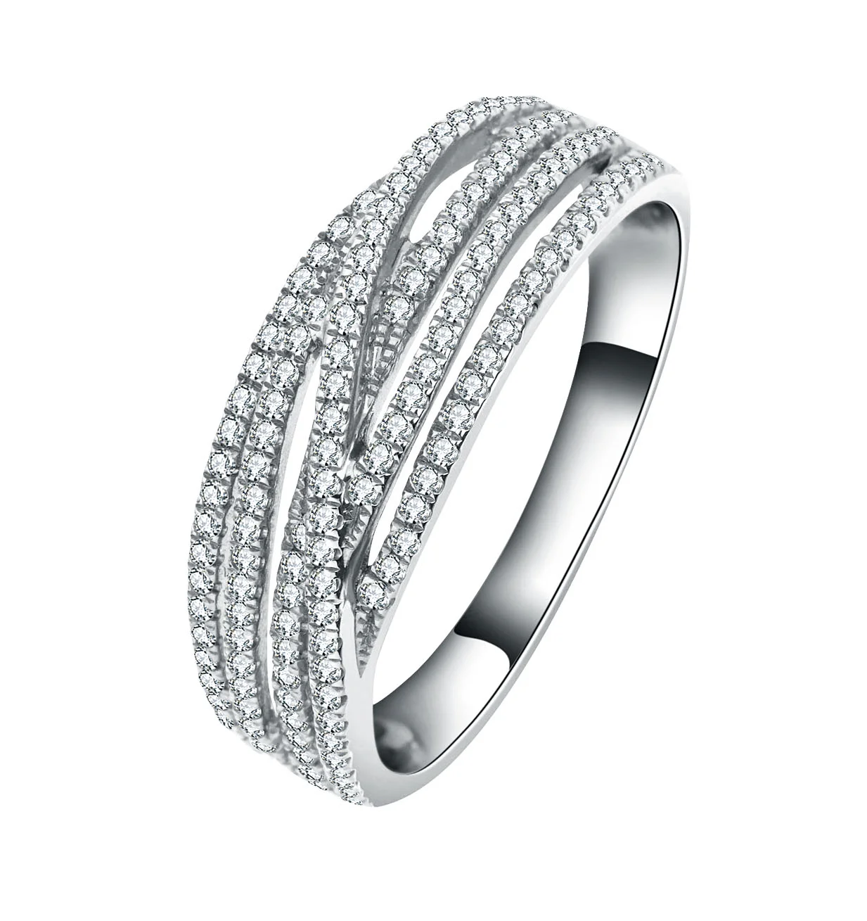 Multistrand Diamond Ring