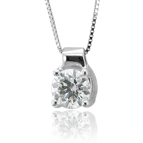 Single Diamond Slide Pendant