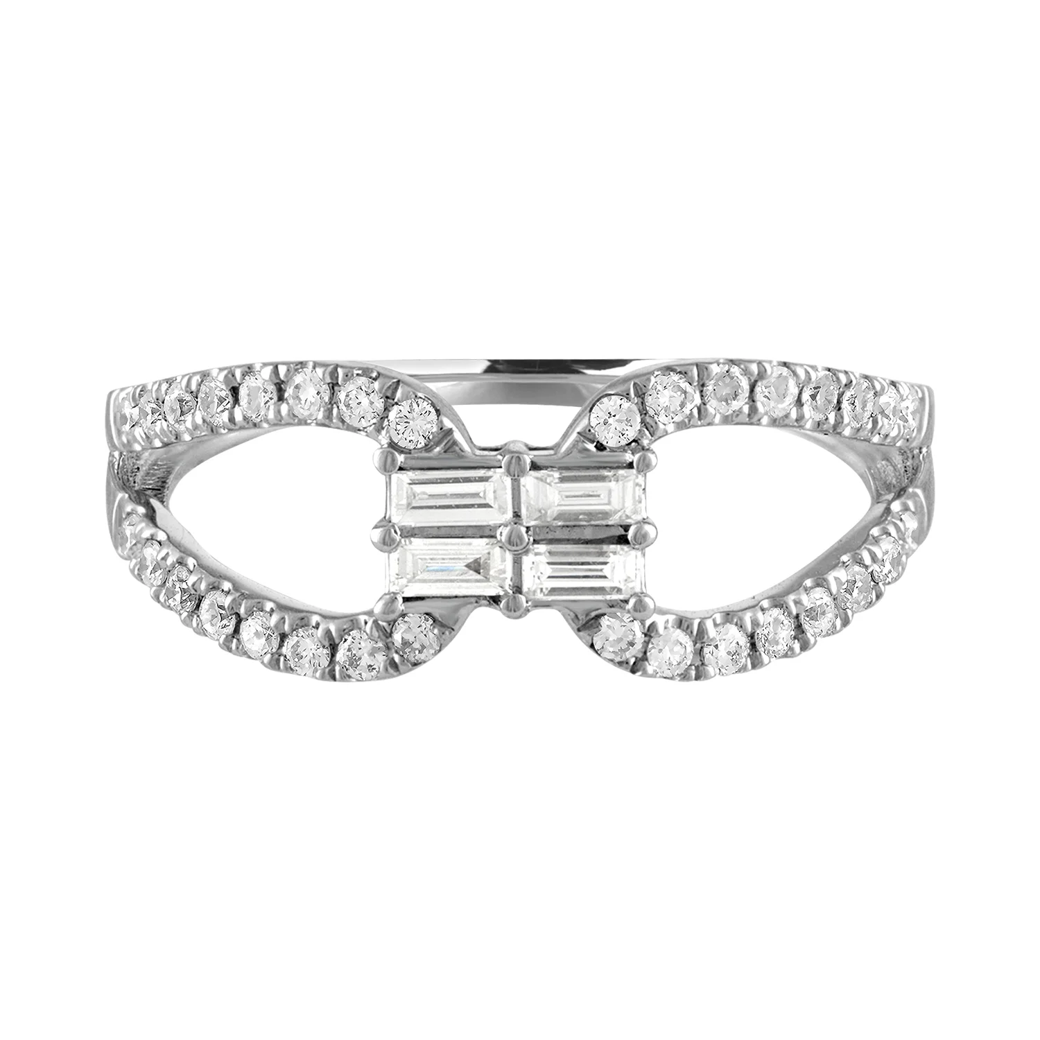 Baguette Clasp Ring