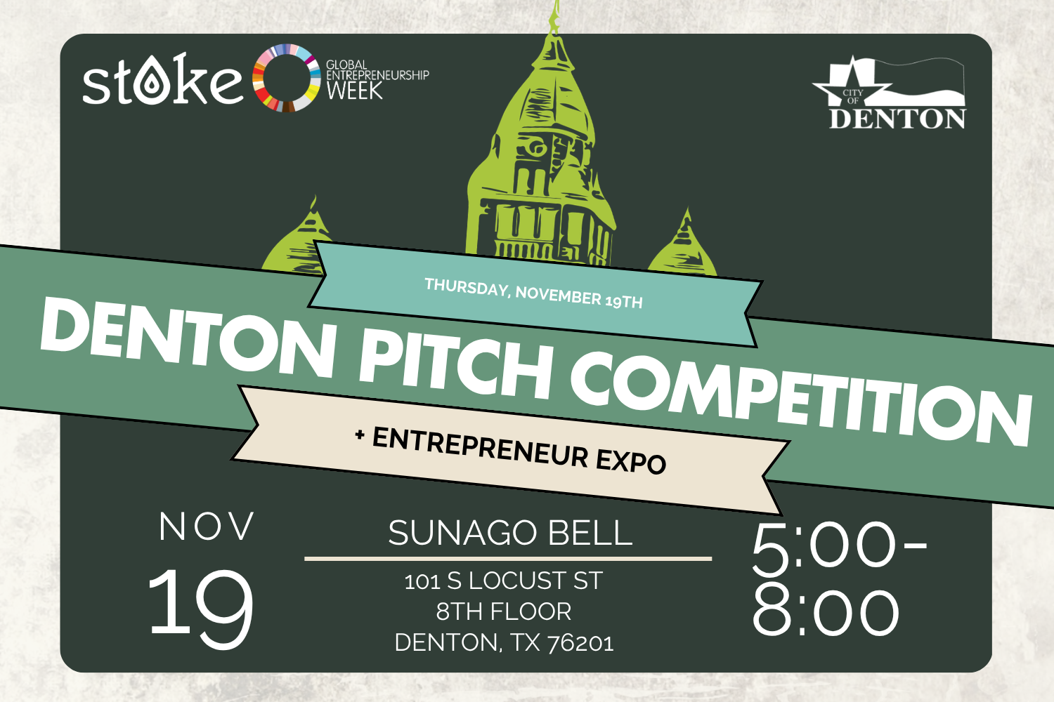 Denton Pitch Competition &amp; Entrepreneur Expo