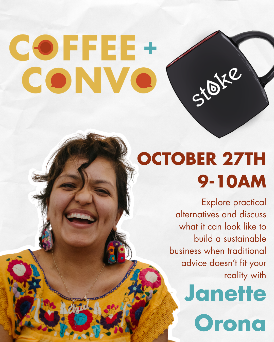 Coffee + Convo with Janette Orona