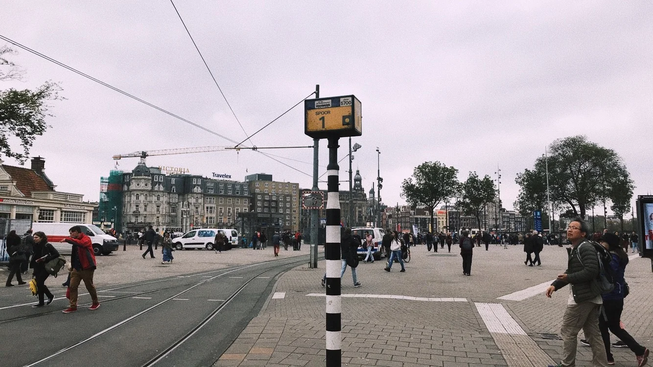 Outside Centraal Station // Amsterdam, 2017