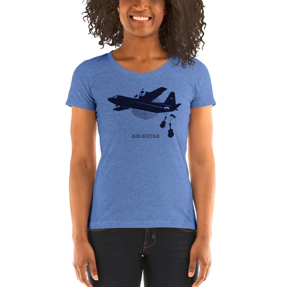 Air-guitar-Deep-Blue-Transparent_OE-Logo-Wide---Deep-Blue-Letters-Transpare_mockup_Front_Womens_Blue-Triblend.png