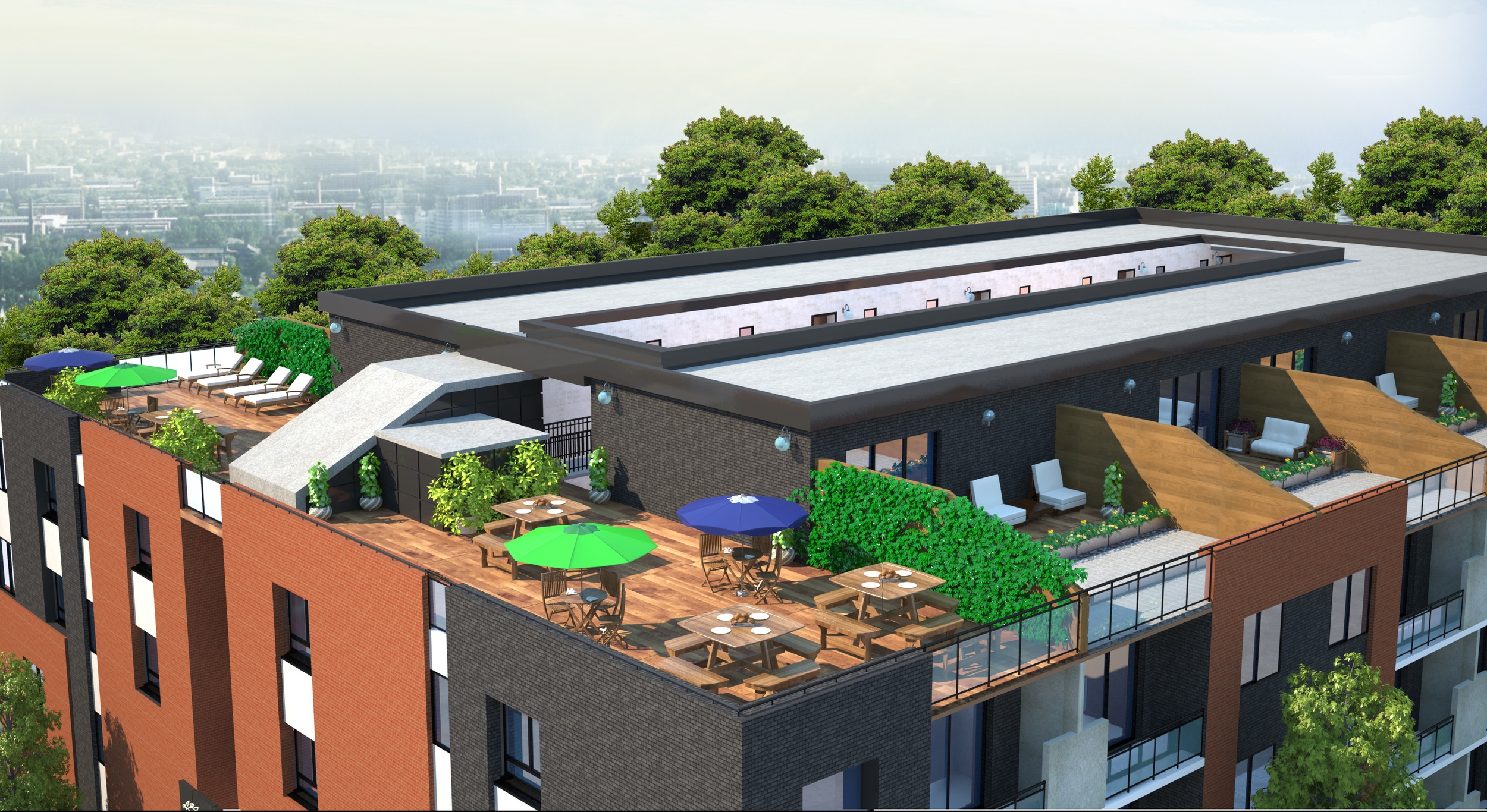 Conceptual design - Rooftop terrasse