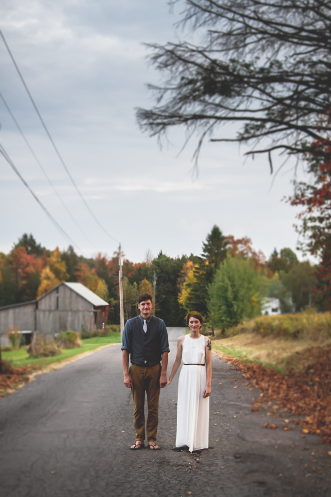 Candice & Evan on their wedding day. Photo by Mika McClurkin. 