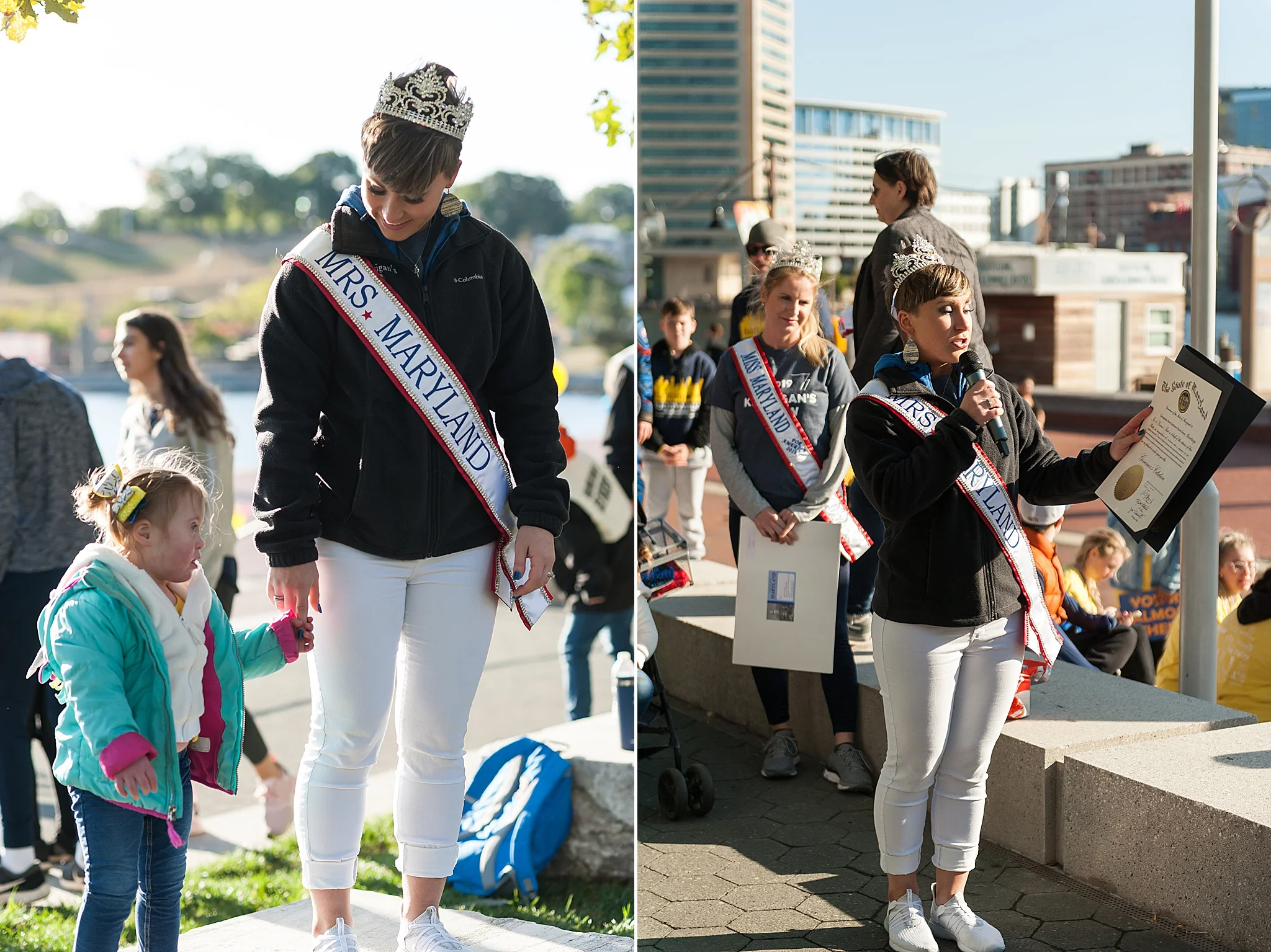 Wendy Zook Photography | Mrs Maryland at Baltimore Buddy Walk, Baltimore MD photographer, Down Syndrome Awareness, NDSS, Buddy Walk, Down Syndrome